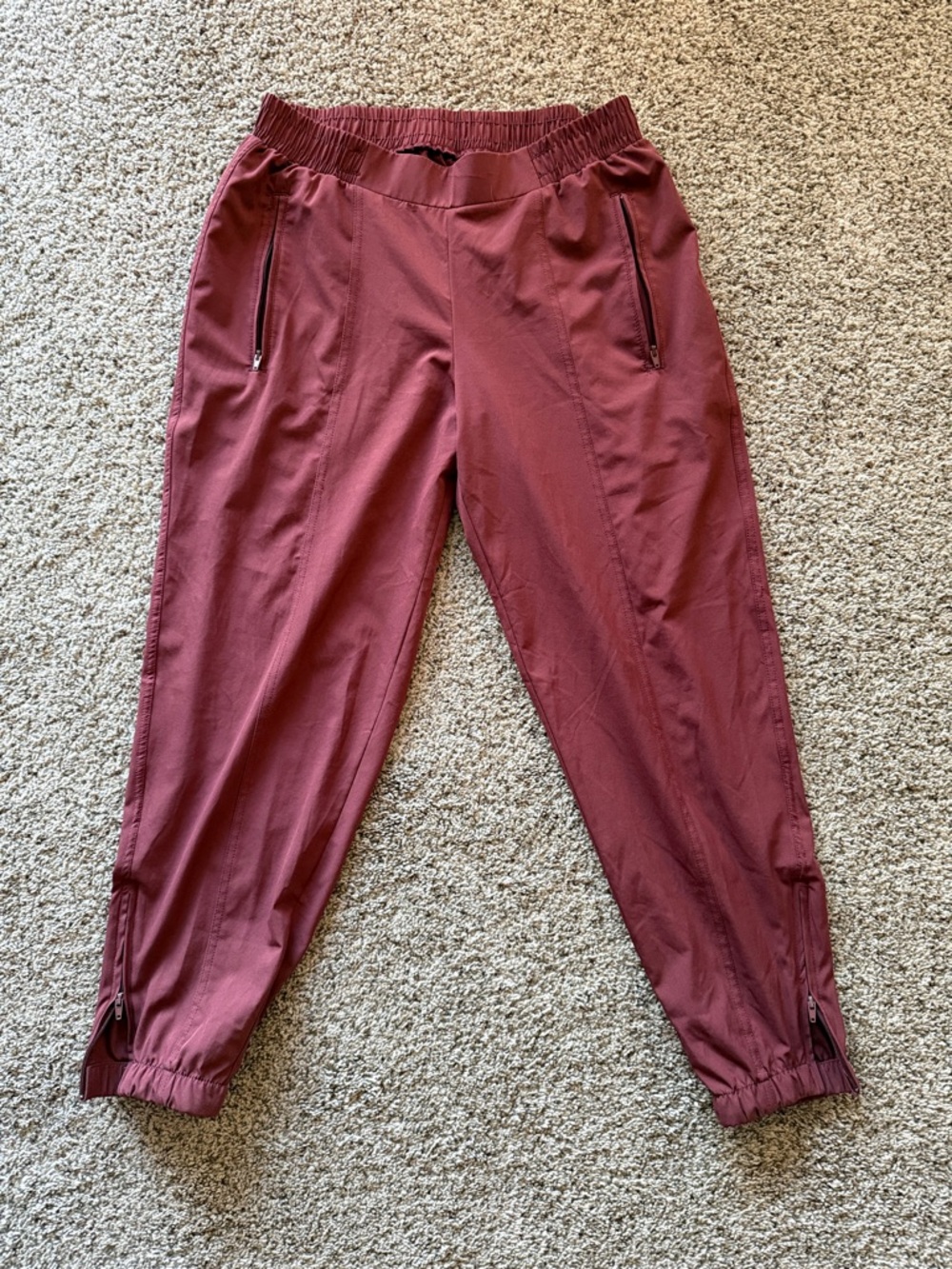 Old Navy Active Mauve StretchTech Elastic Waistband jogger pants